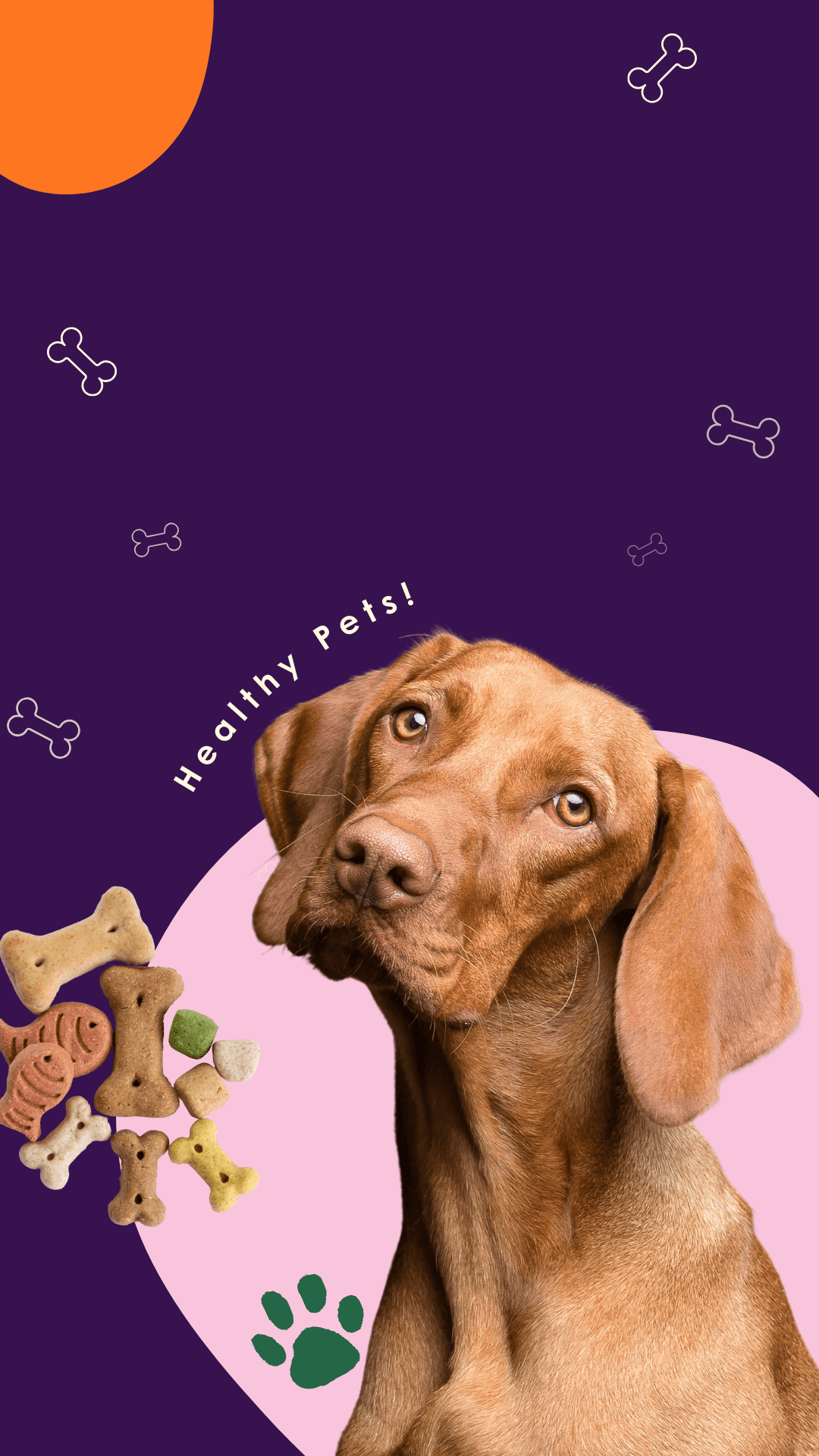 Pet care mobile background